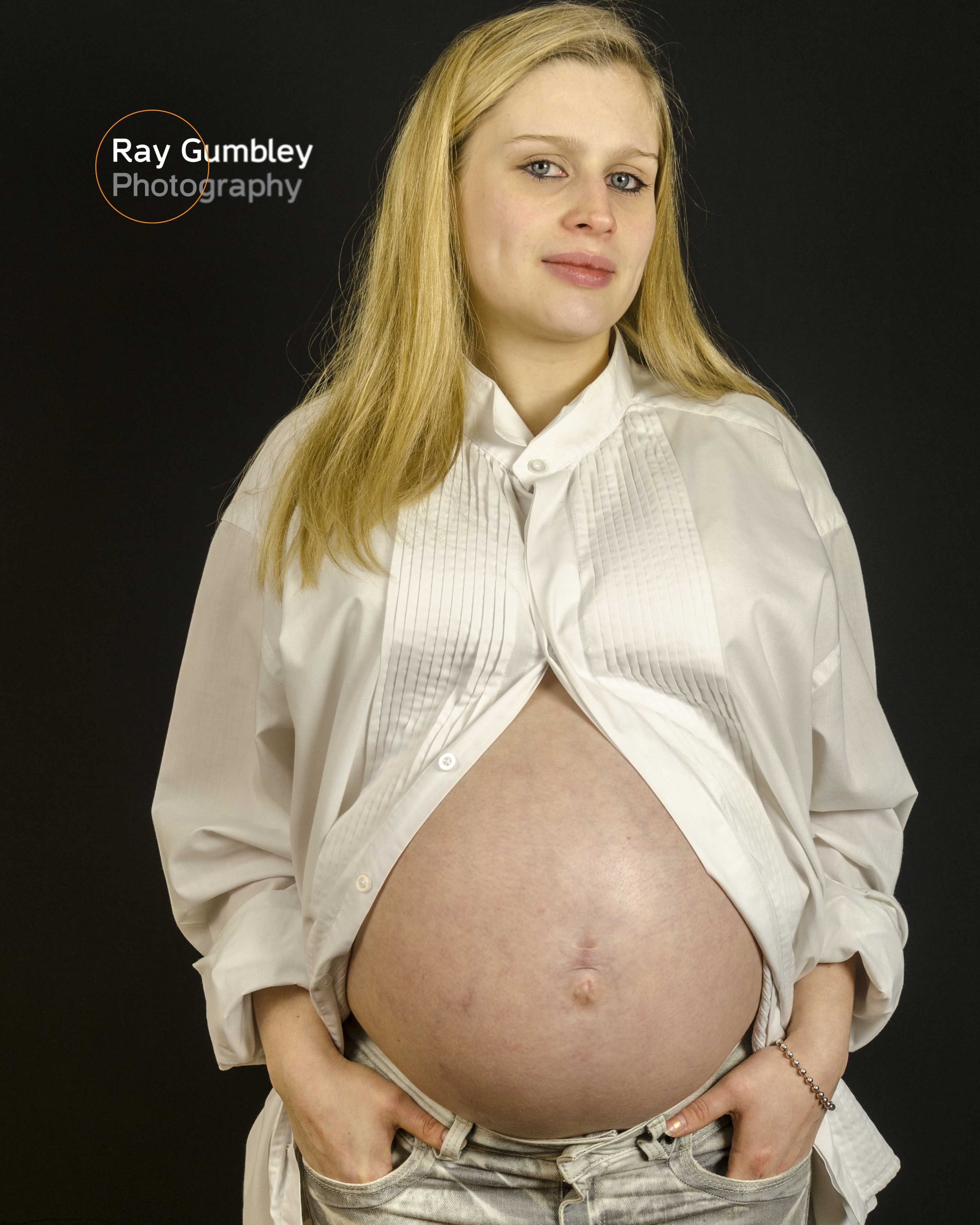 Pregnant woman portrait Baby Bump