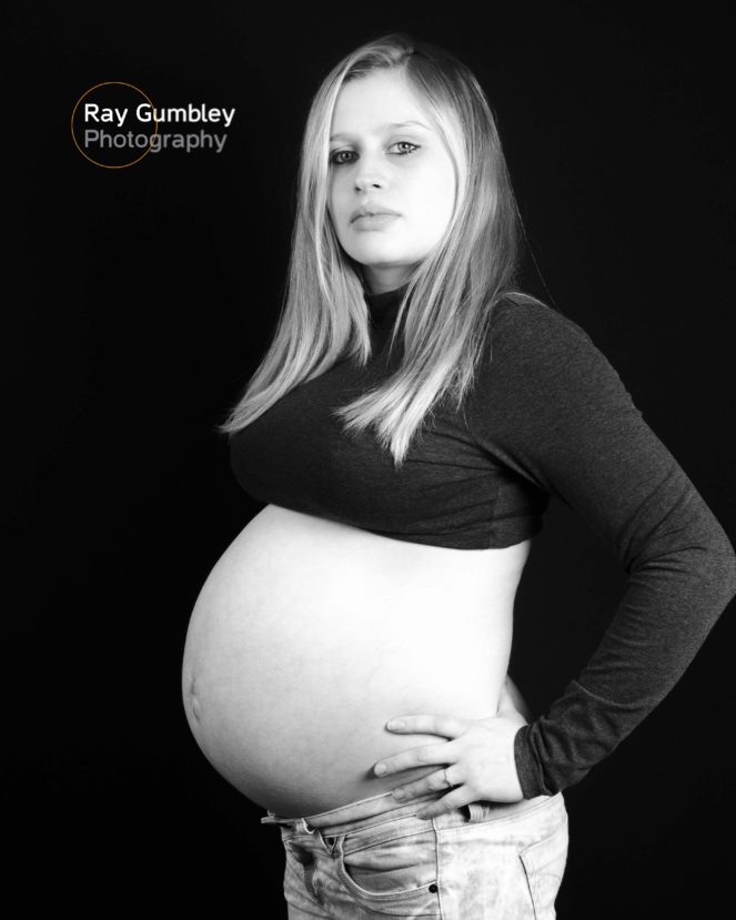 Pregnant woman portrait Baby Bump