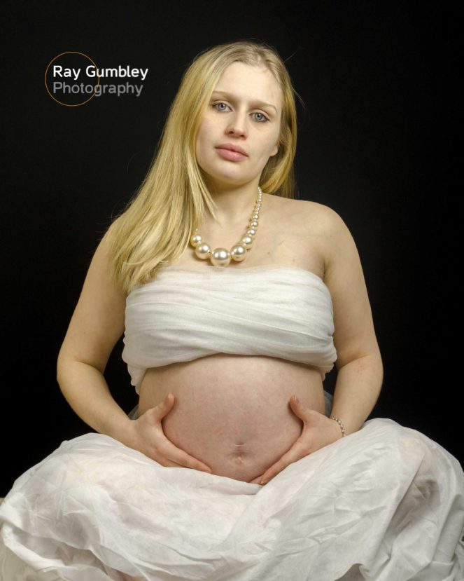 Pregnant woman portrait Baby Bump